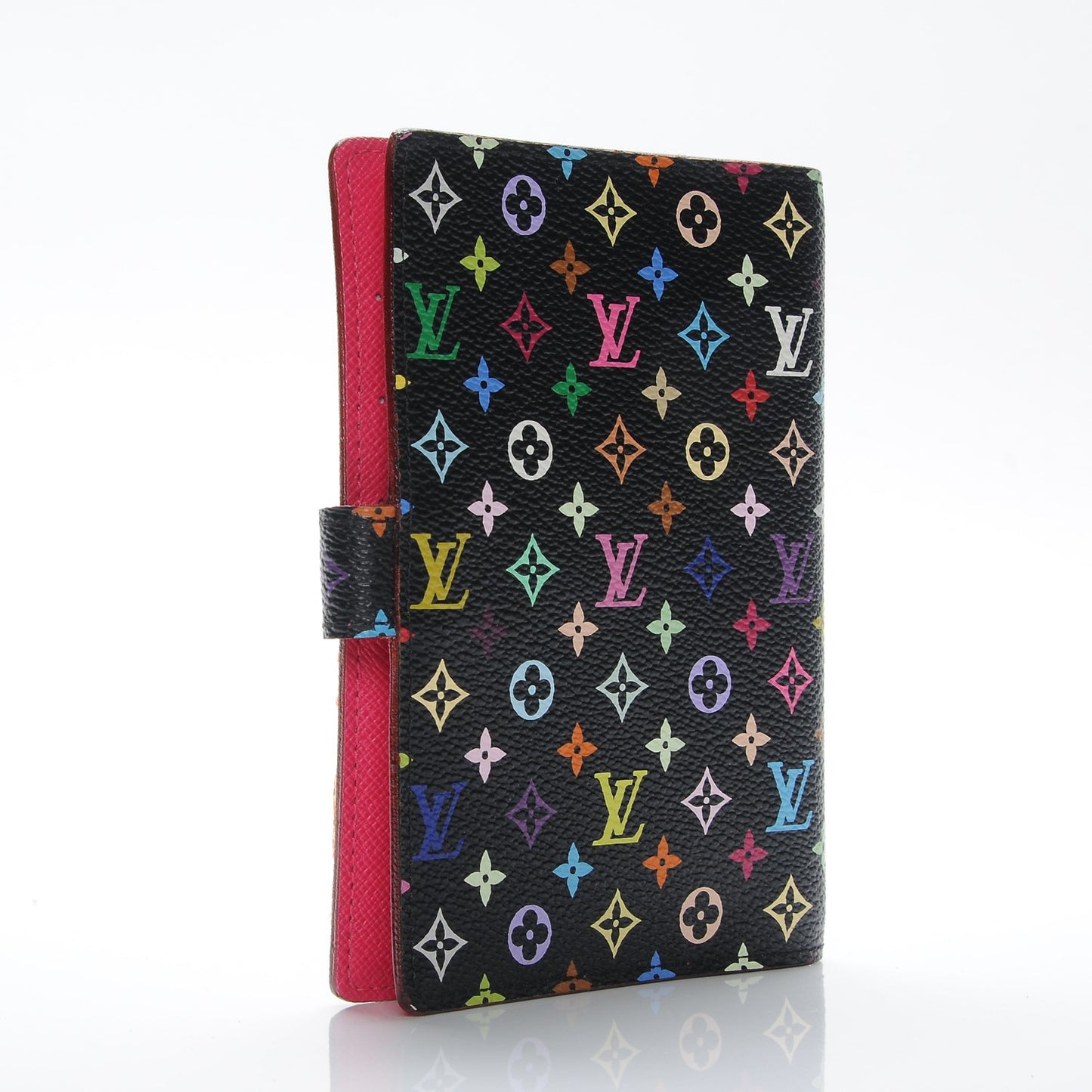 Monogram Multicolor Small Ring Agenda Cover Black Grenade