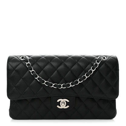 Chanel Caviar Quilted Medium Double Flap Black 1 of 11
