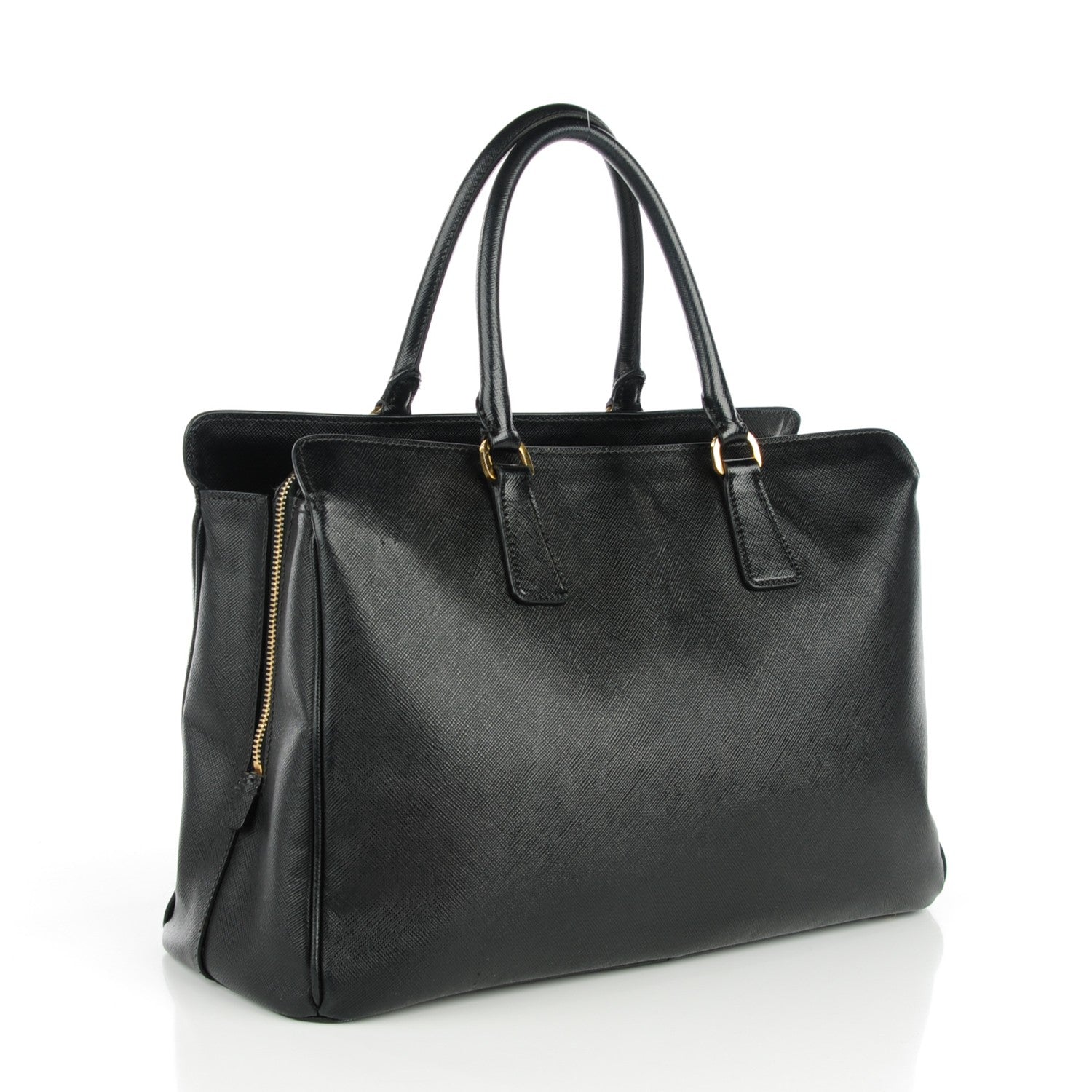 Prada Saffiano Lux Tote Nero Black 3 of 8