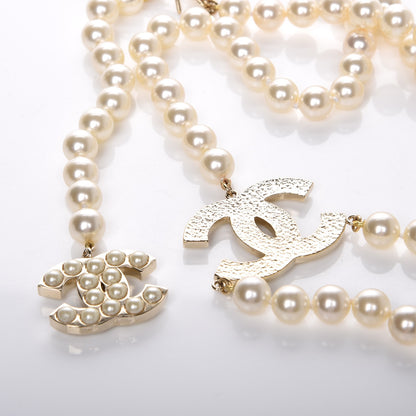 Chanel Pearl CC Double Strand Belt Gold 5 of 7