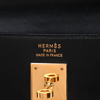 Hermes Box Kelly Retourne 35 Black 6 of 12