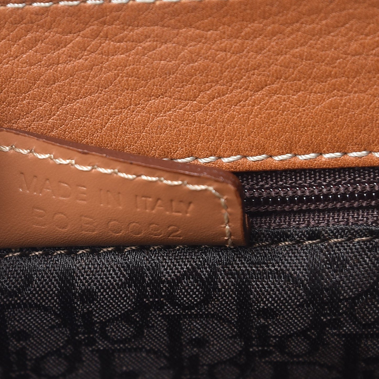 Calfskin Saddle Shopper Beige