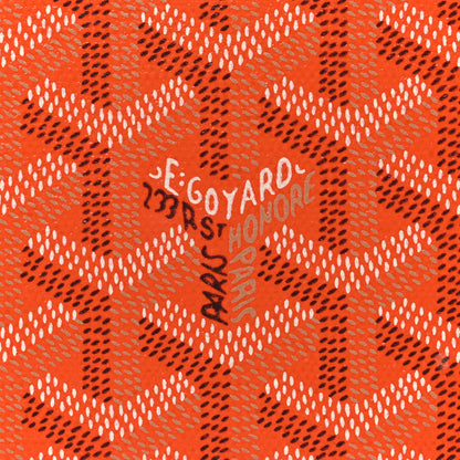 Goyard Goyardine Senat Pochette GM Orange 9 of 9