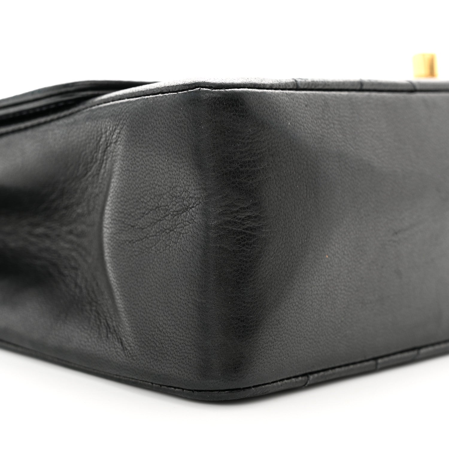 Chanel Lambskin Quilted Medium Single Flap Black 9 of 10