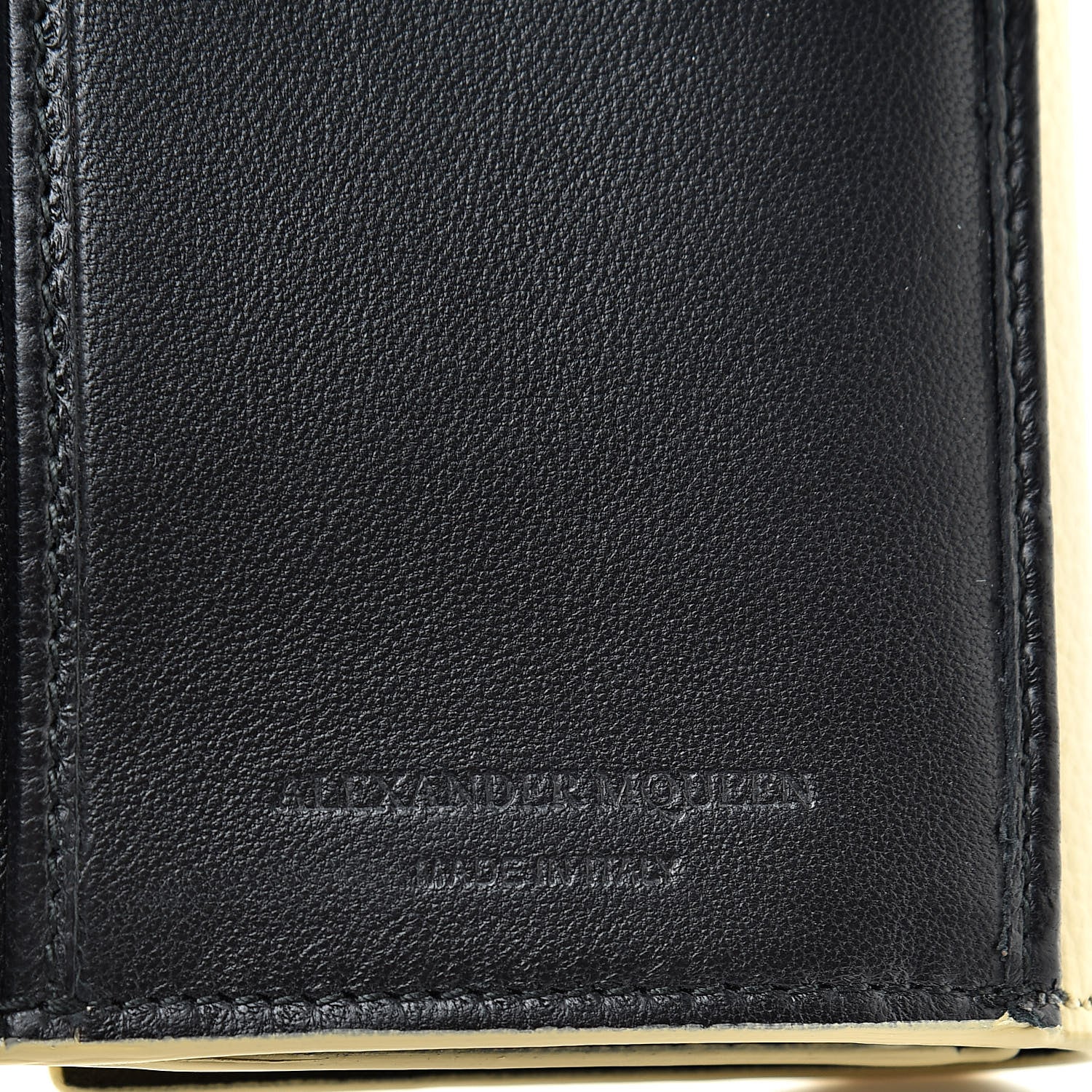 Alexander McQueen Small Grained Calfskin Skull Continental Wallet Lemon 6 of 9