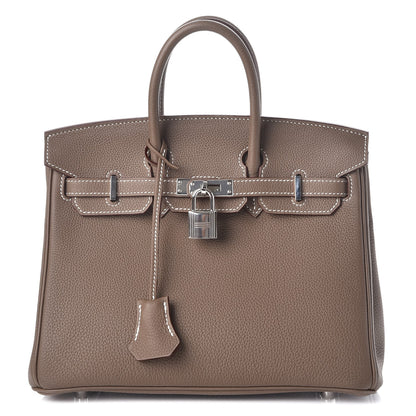 Hermes Togo Birkin 25 Etoupe 1 of 35