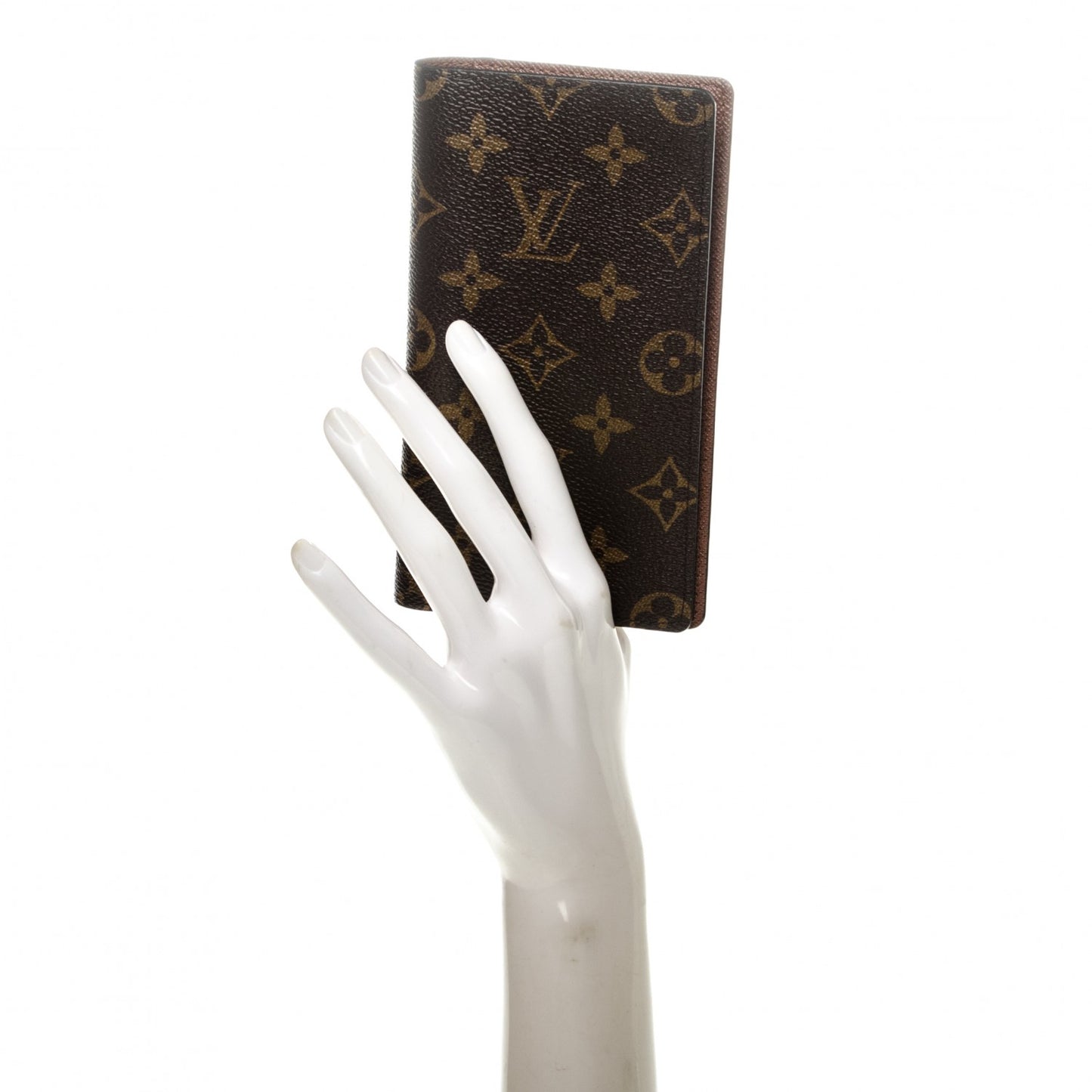 Monogram Checkbook Holder Wallet