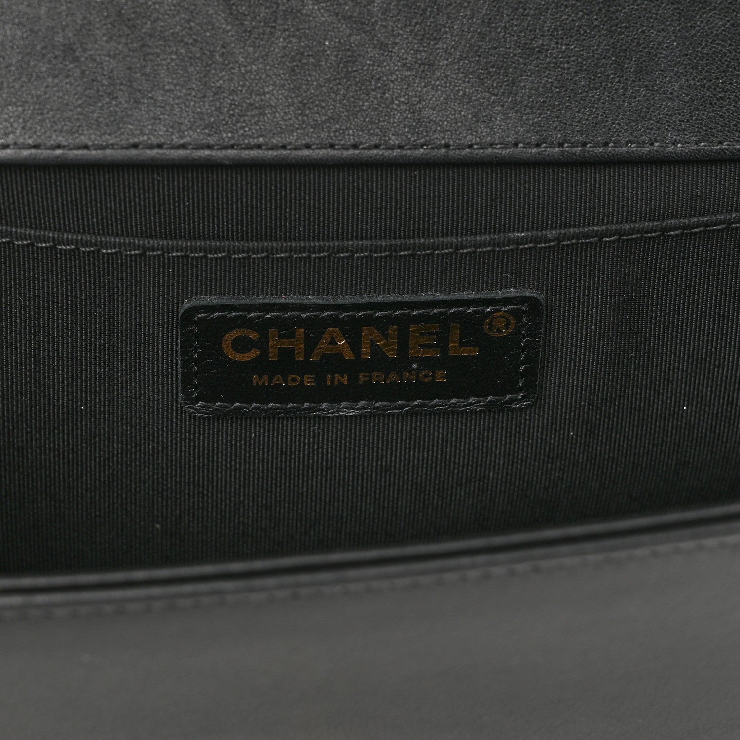 Chanel Calfskin Pearl Medium Chanel Pearls Boy Flap Black 5 of 9