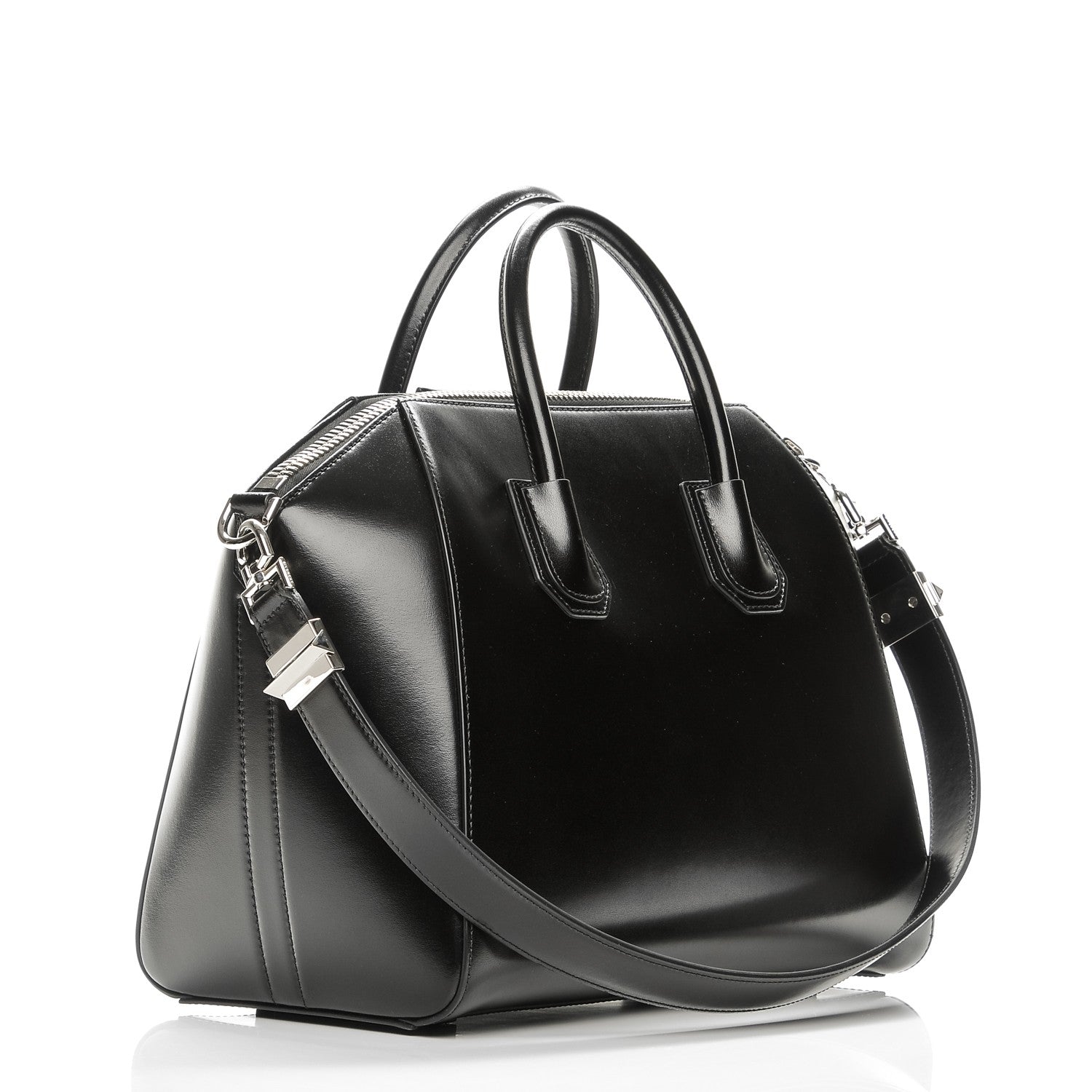 Givenchy Shiny Lord Calfskin Medium Antigona Black 3 of 8