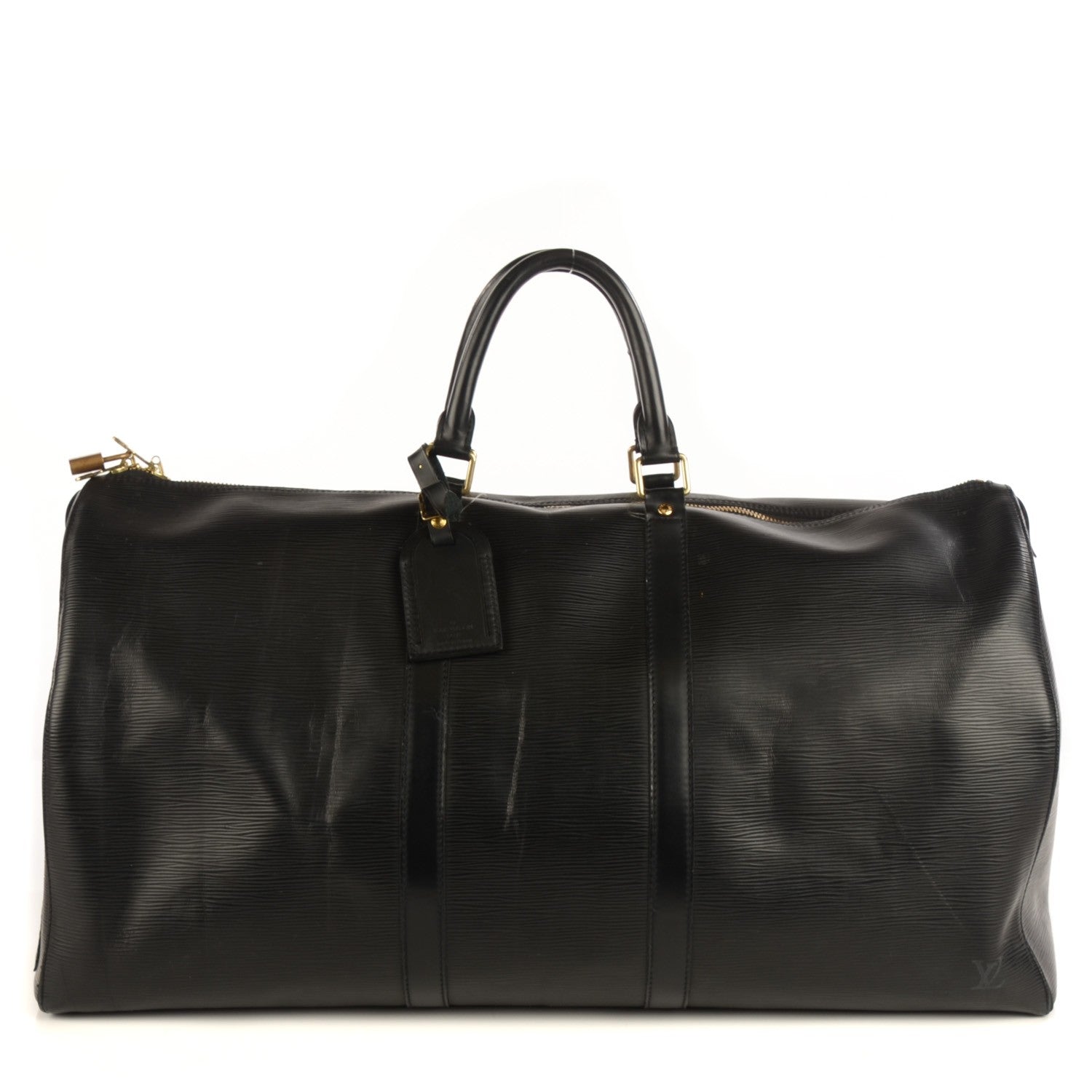 Louis Vuitton Epi Keepall 55 Black 1 of 7