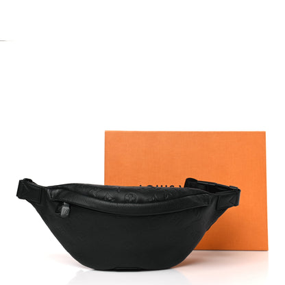 Louis Vuitton Calfskin Monogram Shadow Discovery Bumbag Black 10 of 10