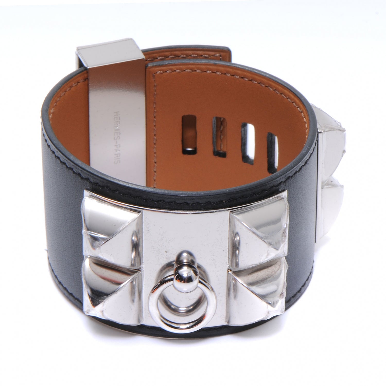 Hermes Chamonix Collier de Chien CDC Bracelet Black Small 6 of 6