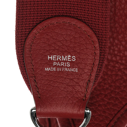 Hermes Taurillon Clemence Evelyne III GM Rouge Vif 5 of 8