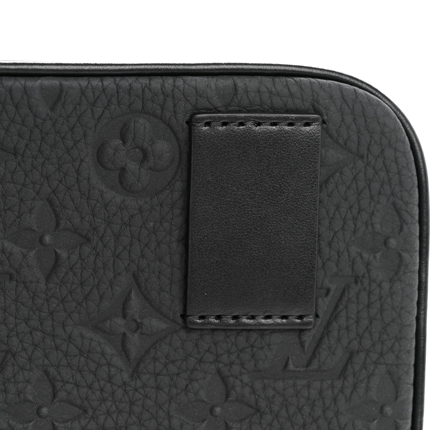 Louis Vuitton Taurillon Monogram Uniformes Solar Ray Soft Pochette Volga Belt Bag Black 10 of 10