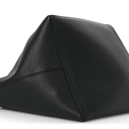 The Row Grained Calfskin Park Tote Three Black 9 of 11