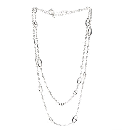Hermes Sterling Silver Farandole Necklace 160 3 of 4