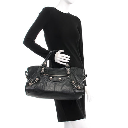 Balenciaga Agneau Giant 21 Silver Hardware Part Time Black 3 of 8