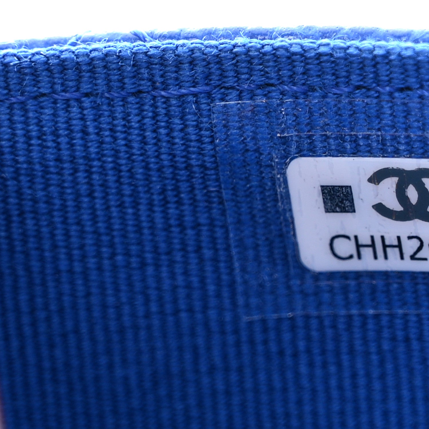 Chanel Caviar Quilted Flap Card Holder Wallet Blue 8 of 9