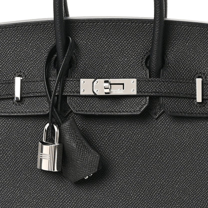 Hermes Epsom Birkin Sellier 25 Black 8 of 11