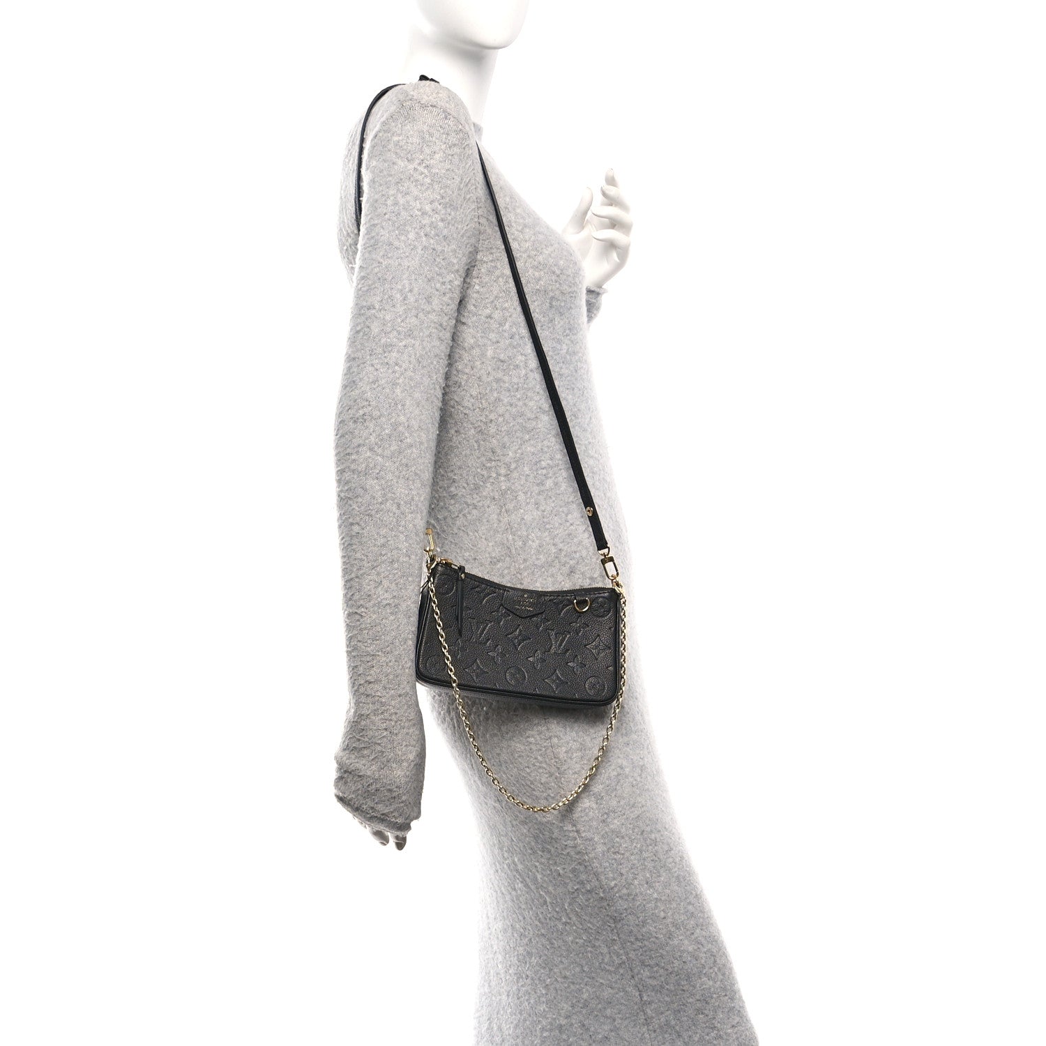 Louis Vuitton Empreinte Easy Pouch On Strap Black 2 of 9
