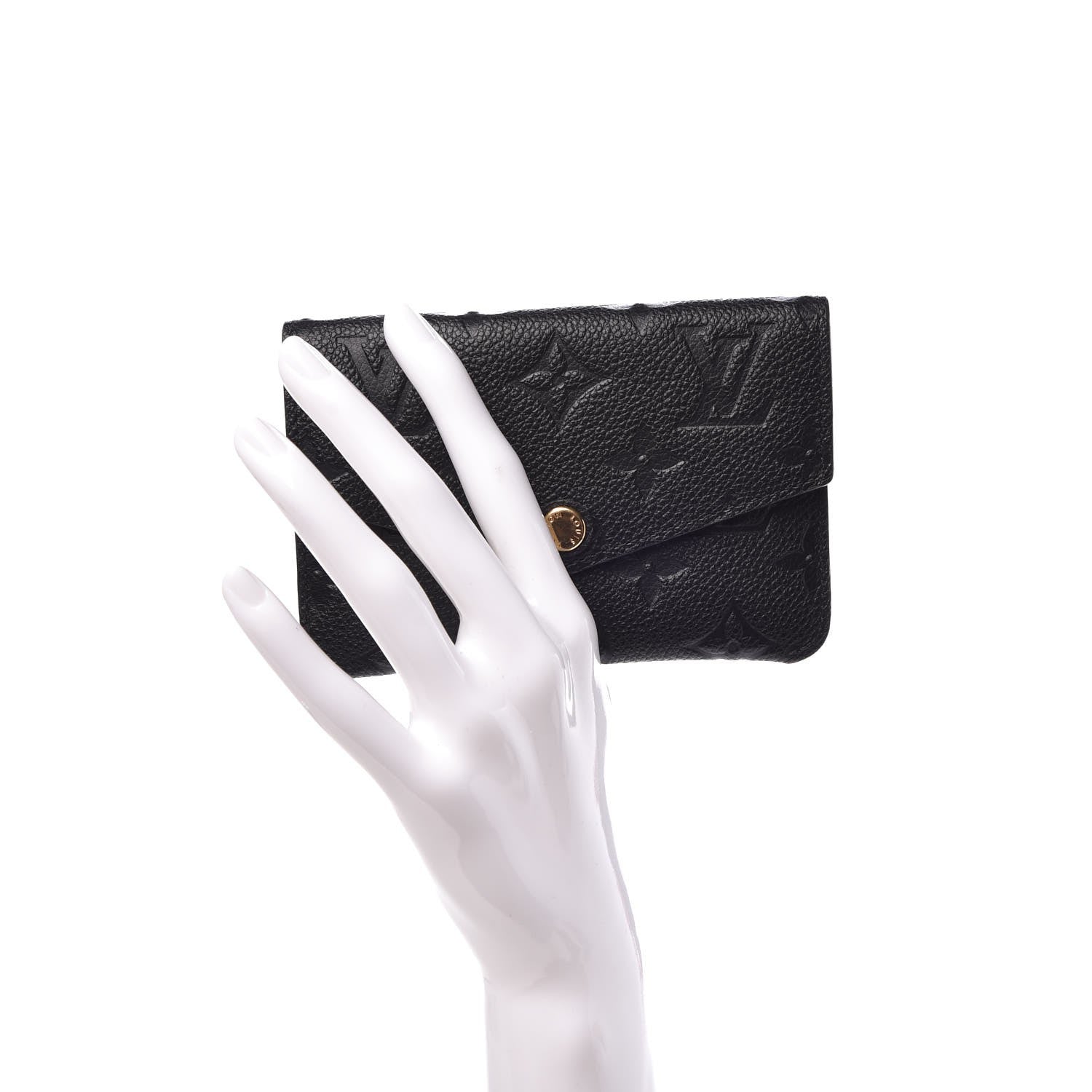 Louis Vuitton Empreinte Key Pouch Black 2 of 7