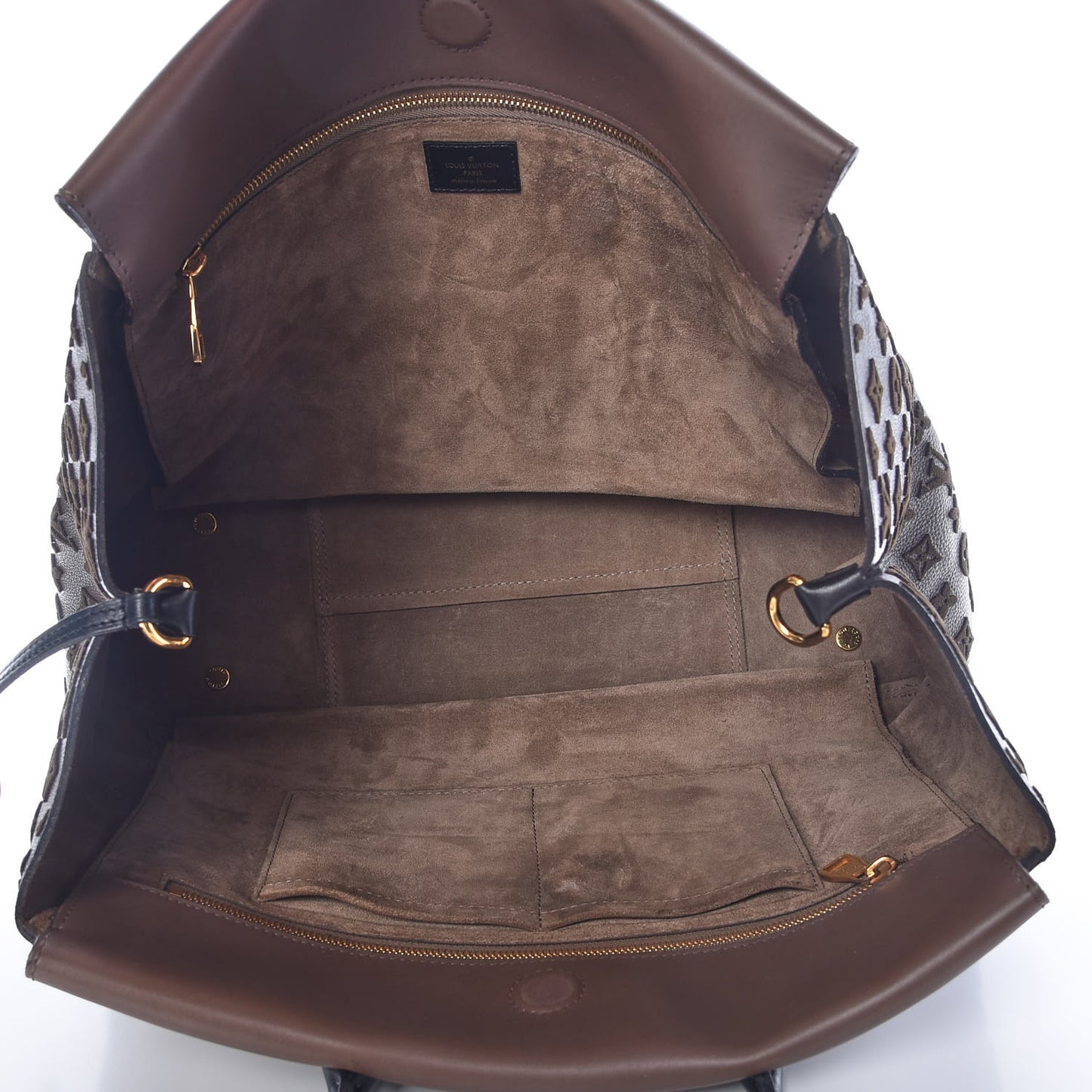 Cuir Orfevre Veau Cachemire Tote W GM Gris