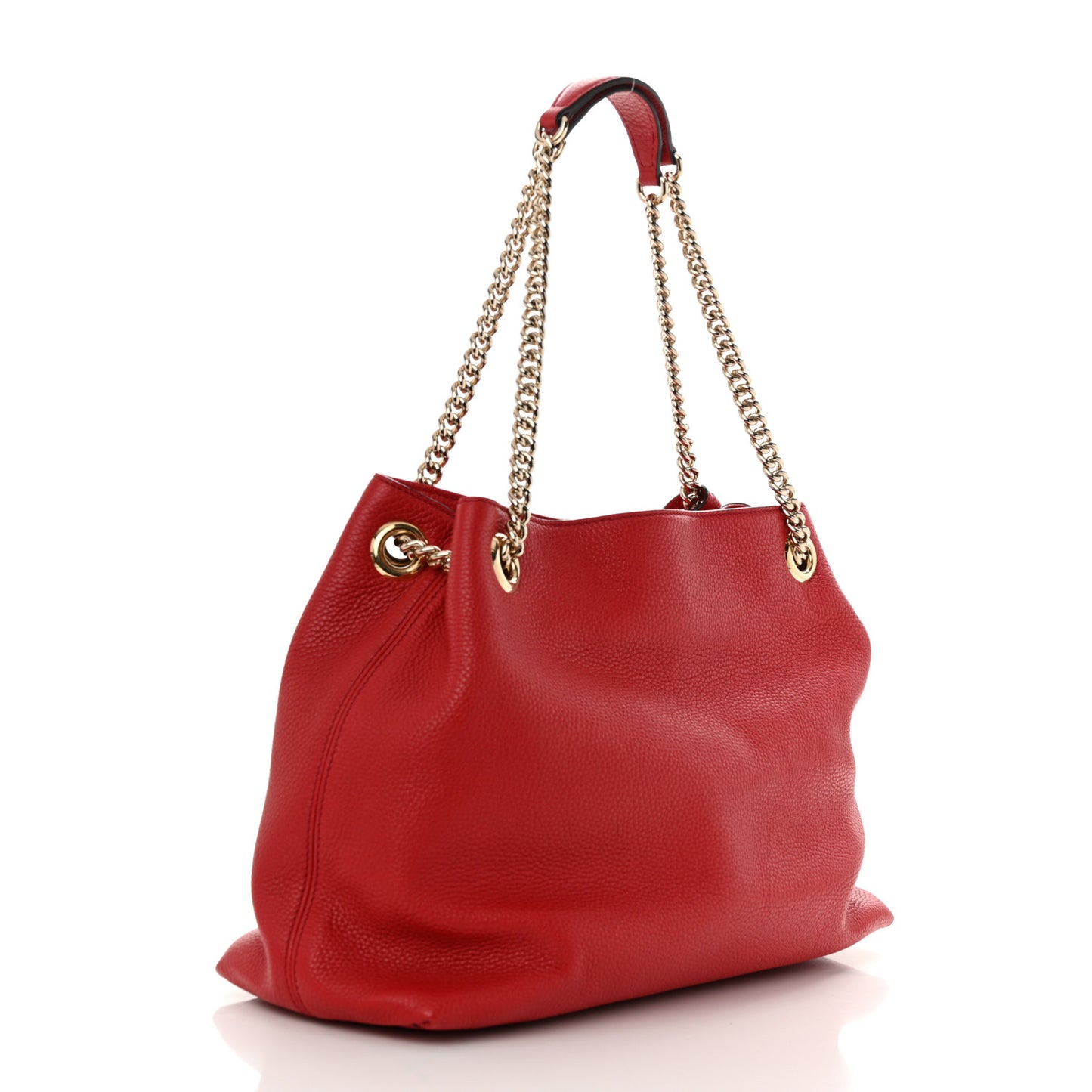 Cellarius Calfskin Medium Soho Chain Shoulder Bag Red