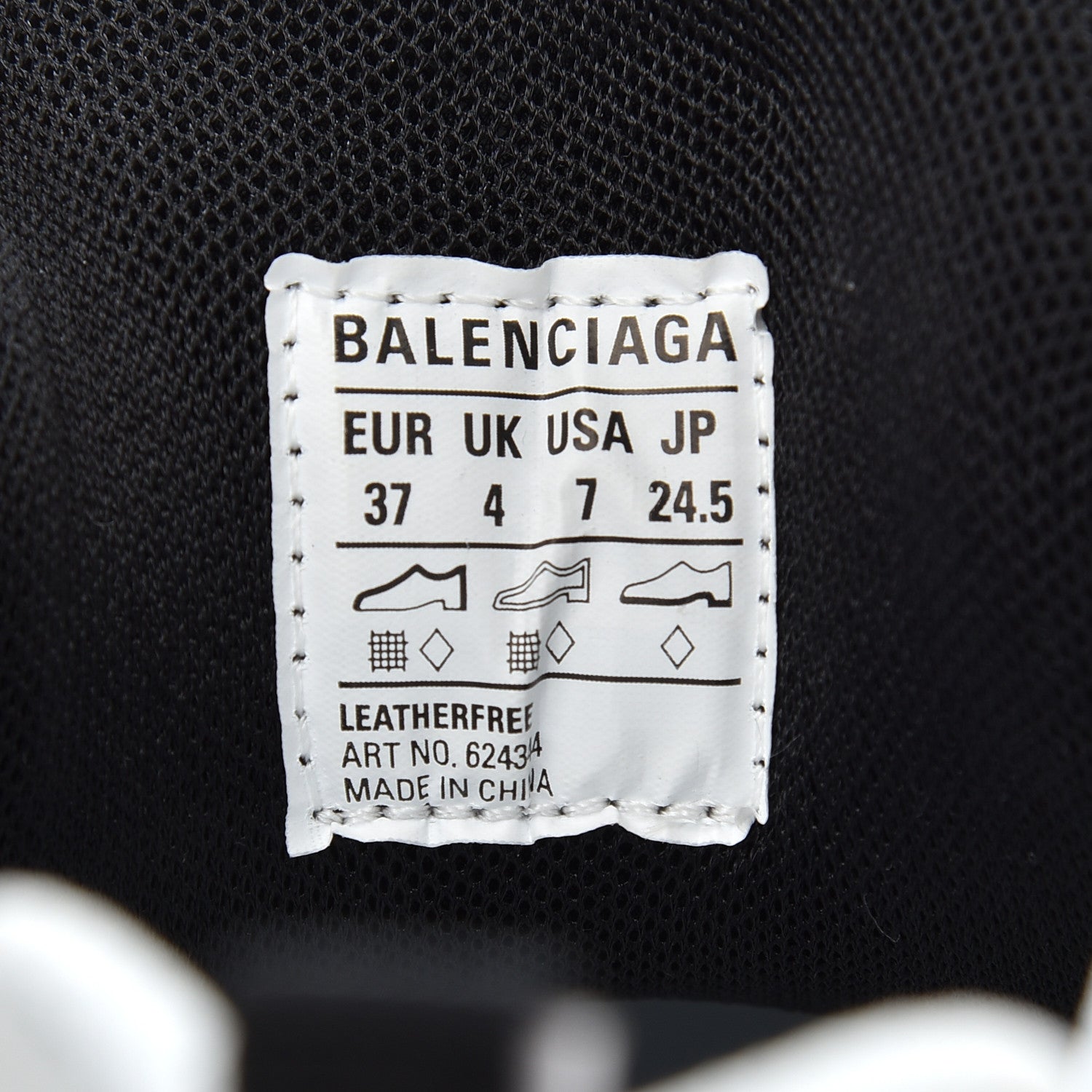 Balenciaga Mesh Rubber Womens Drive Sneakers 37 Light Grey Black 8 of 10