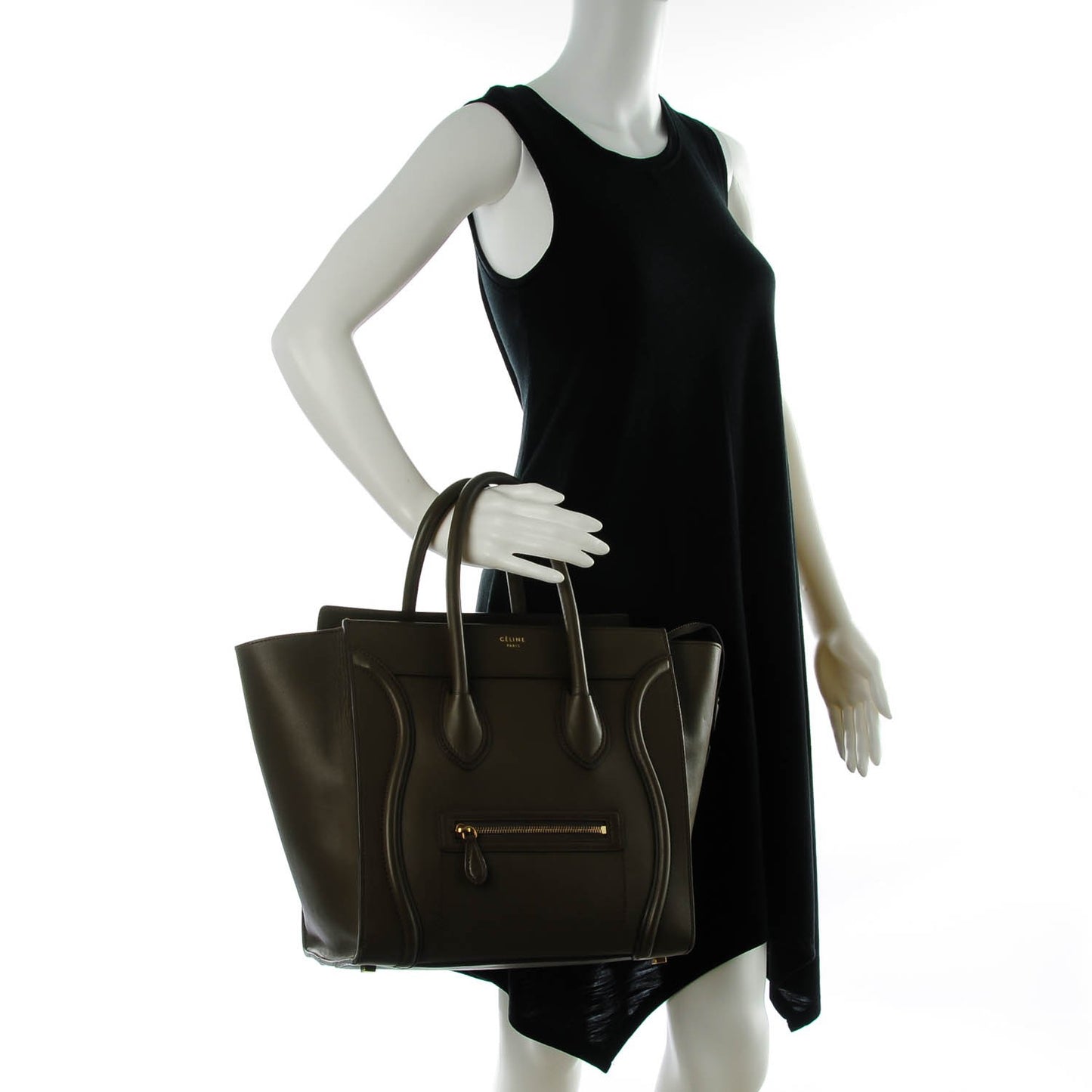 Smooth Calfskin Mini Luggage Olive