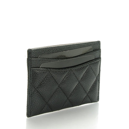 Chanel Caviar Quilted Card Holder Black 3 of 8