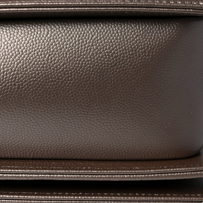 Chanel Metallic Caviar Quilted New Medium Boy Flap Copper 10 of 11