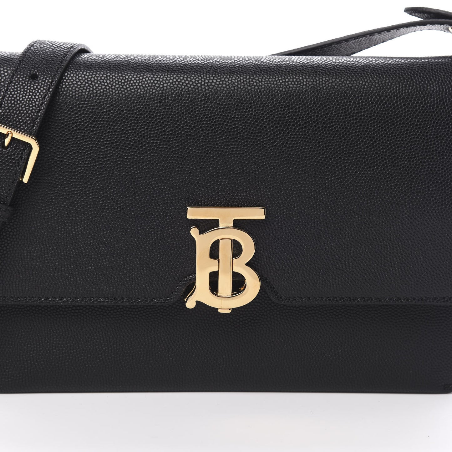 Grained Calfskin Albion TB Bag Black