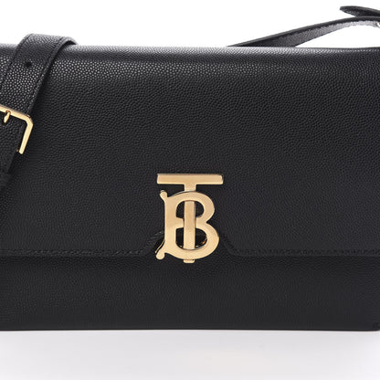 Burberry Grained Calfskin Albion TB Bag Black 8 of 10