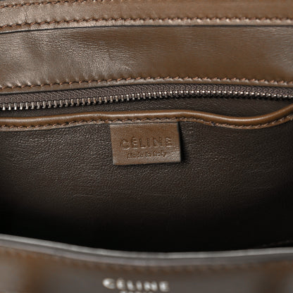 Celine Calfskin Suede Nano Tri-Color Luggage Cream 6 of 10