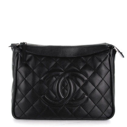 Chanel Caviar Quilted CC Hobo Black 1 of 9