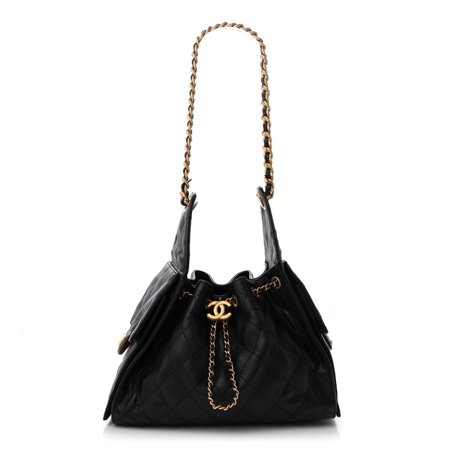 Chanel Caviar Quilted Small Chanel 25 Handbag Black 1 of 11