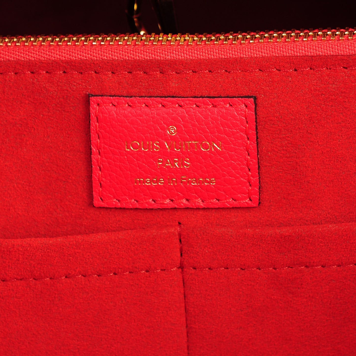 Calfskin Monogram Kimono Tote Poppy