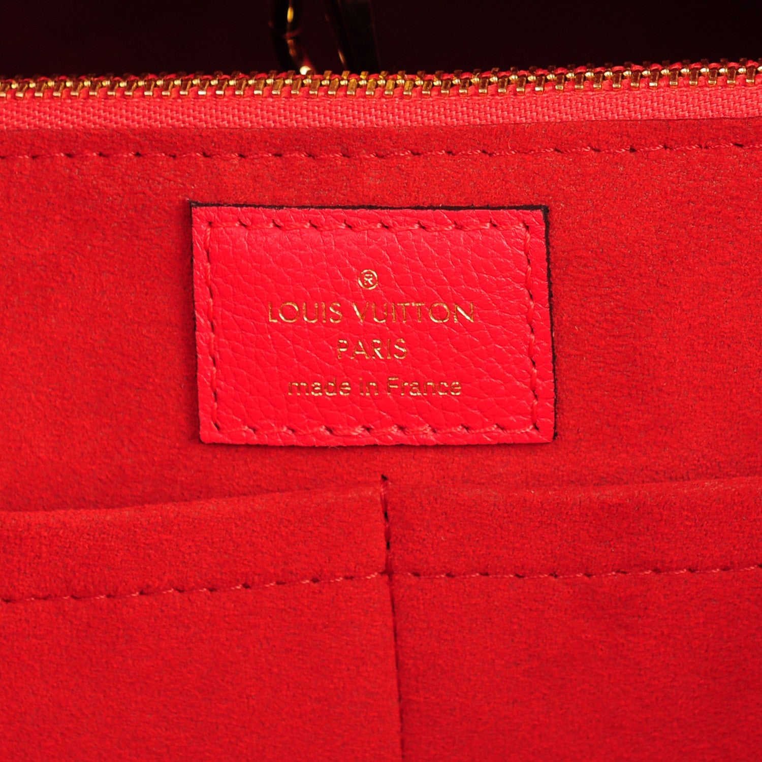 Louis Vuitton Calfskin Monogram Kimono Tote Poppy 6 of 7