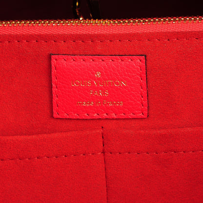 Louis Vuitton Calfskin Monogram Kimono Tote Poppy 6 of 7