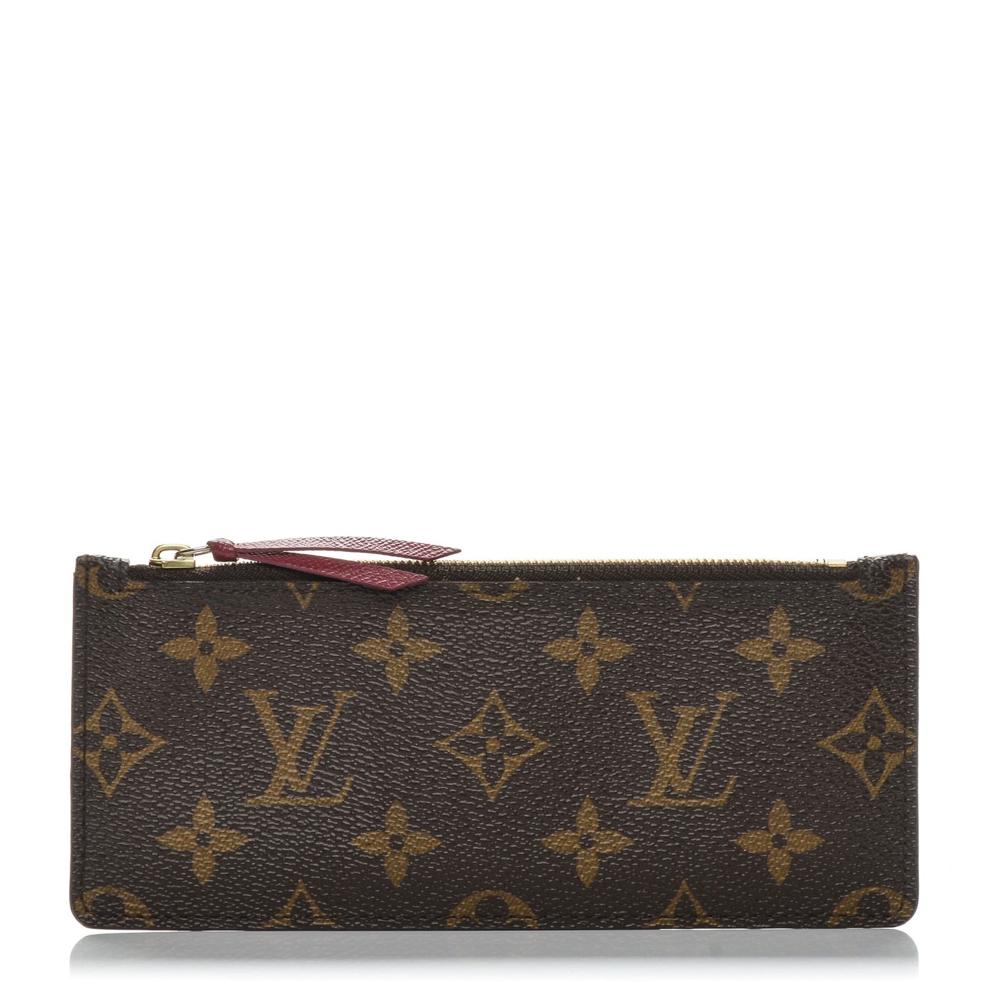 Monogram Josephine Wallet Zippered Insert Fuchsia