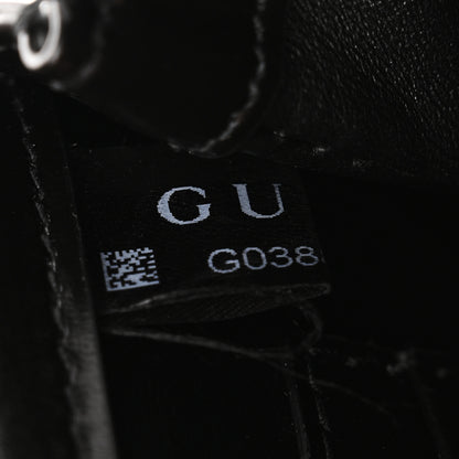 Gucci Boarded Dyana Lux Calfskin Web Monochrome Mini Bamboo 1947 Top Handle Bag Black 6 of 11