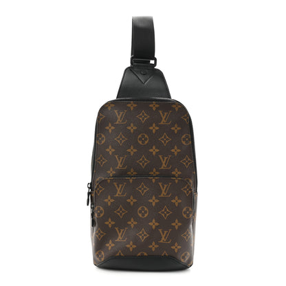 Louis Vuitton Monogram Macassar Avenue Sling Bag 1 of 11