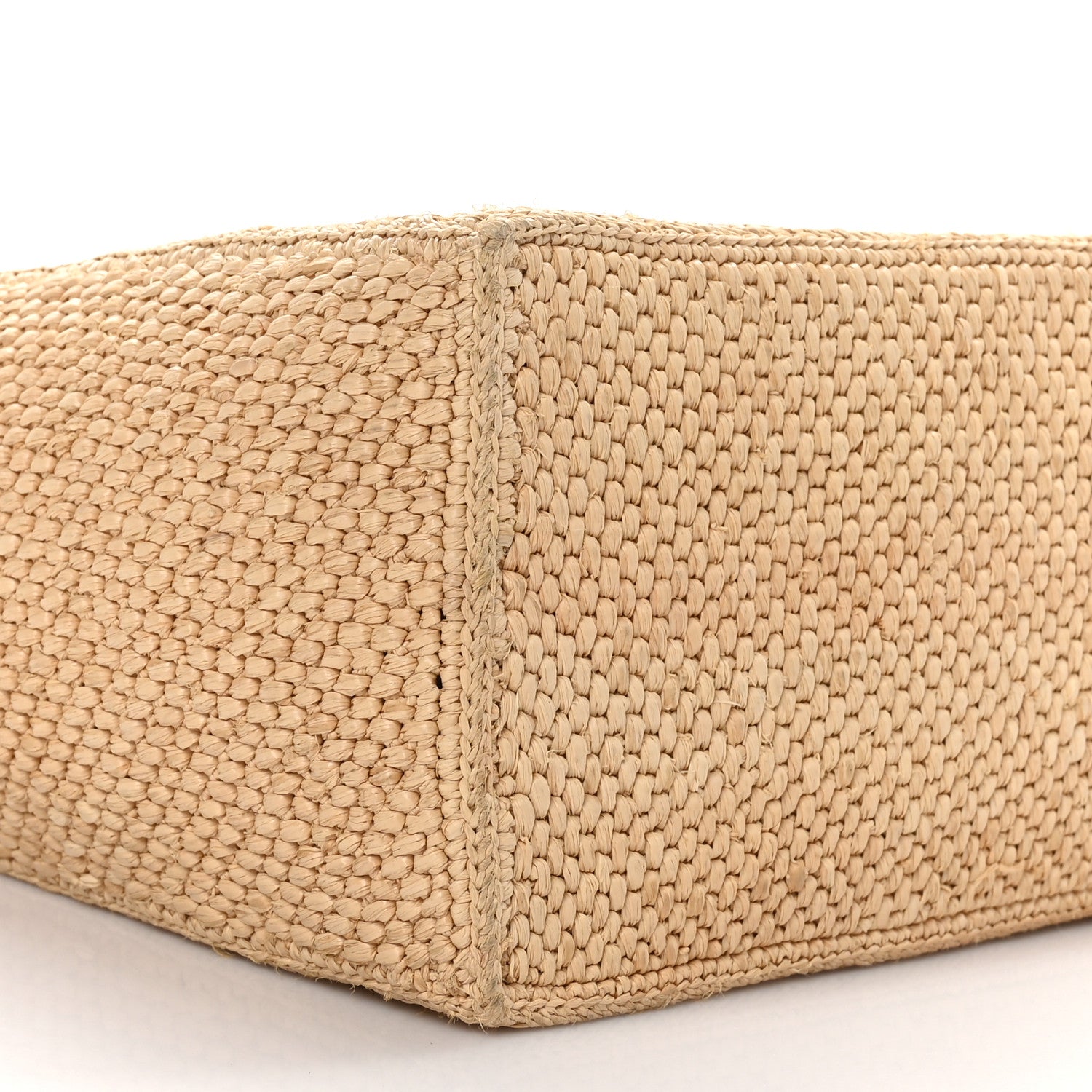 Loewe Raffia Medium Paula's Ibiza Logo Tote Natural Tan 8 of 9