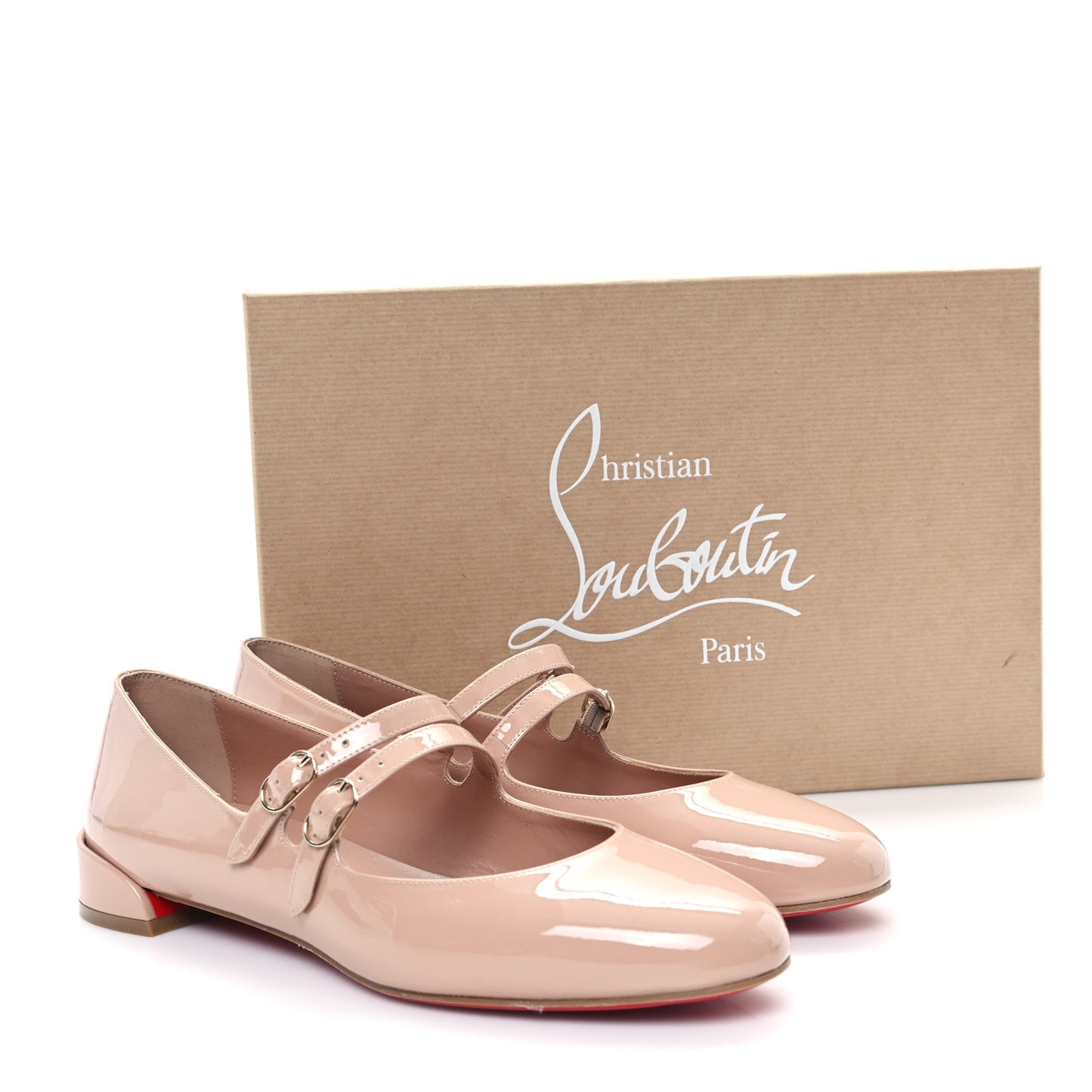 Patent Sweet Jane Flats 40 Nude