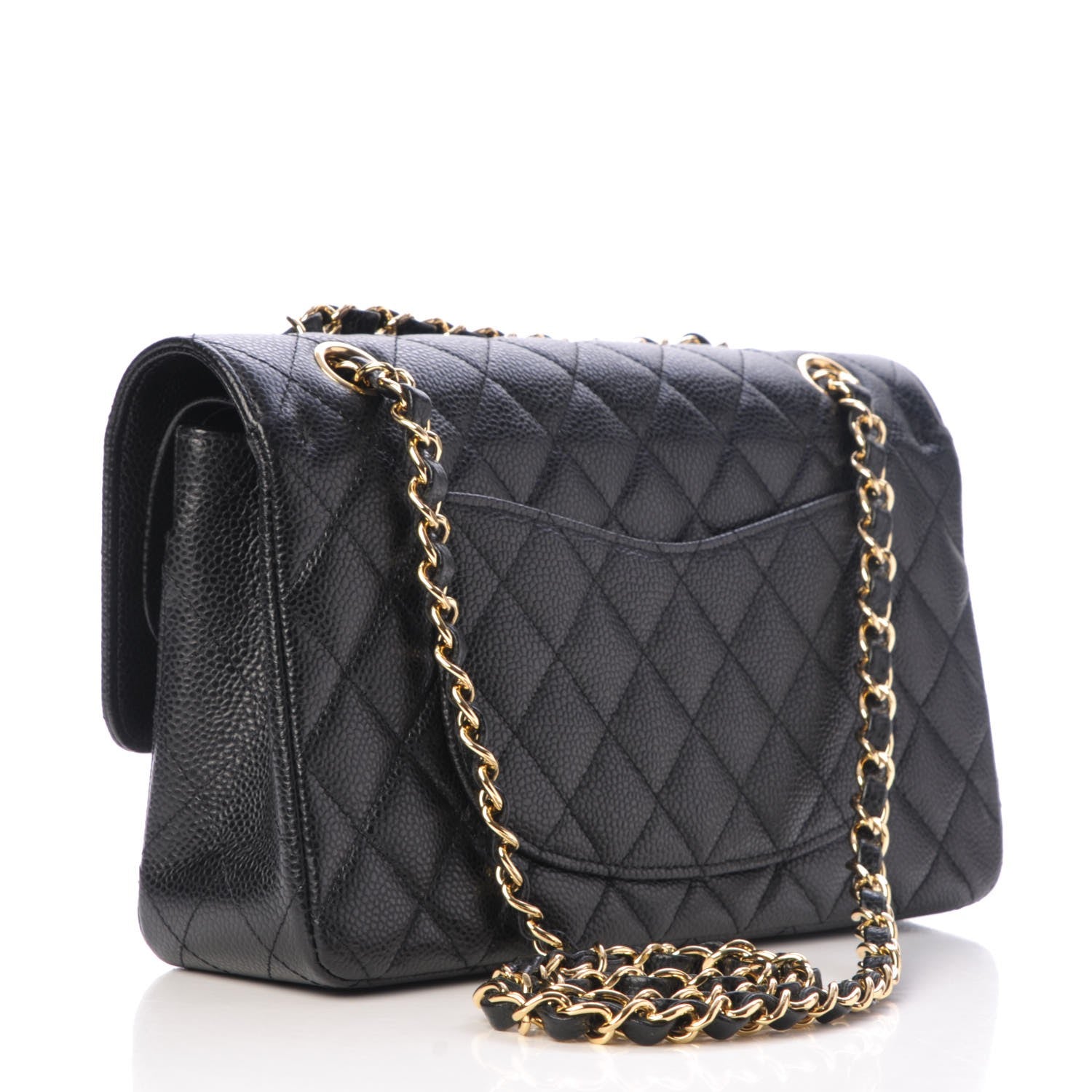 Chanel Caviar Quilted Medium Double Flap Black 3 of 8