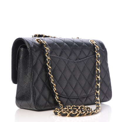 Chanel Caviar Quilted Medium Double Flap Black 3 of 8