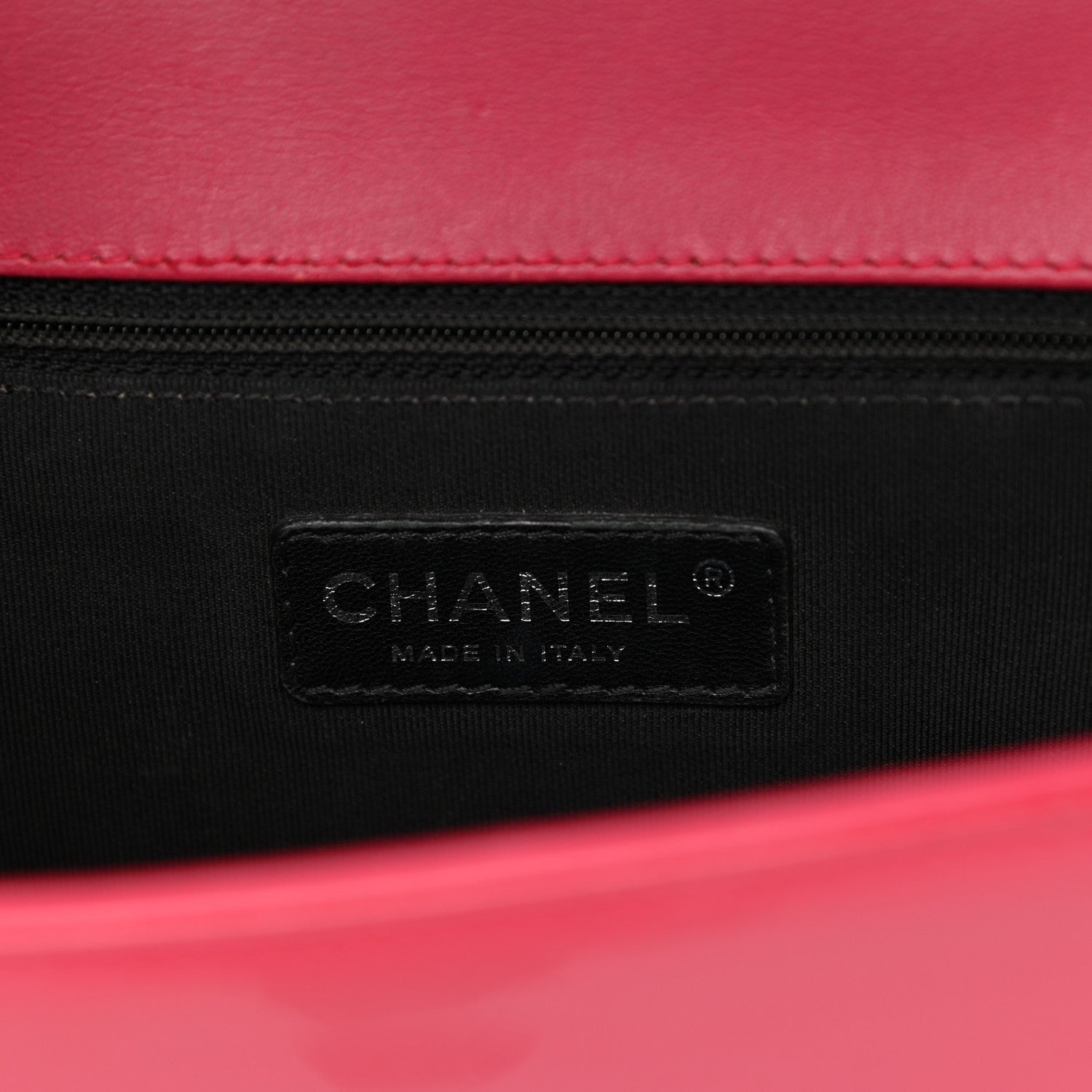 Chanel Patent Calfskin New Medium Plexiglass Boy Flap Pink 9 of 13