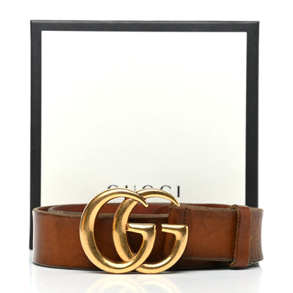 Gucci Faded Calfskin Double G 40mm Belt 95 38 Cuir 5 of 5