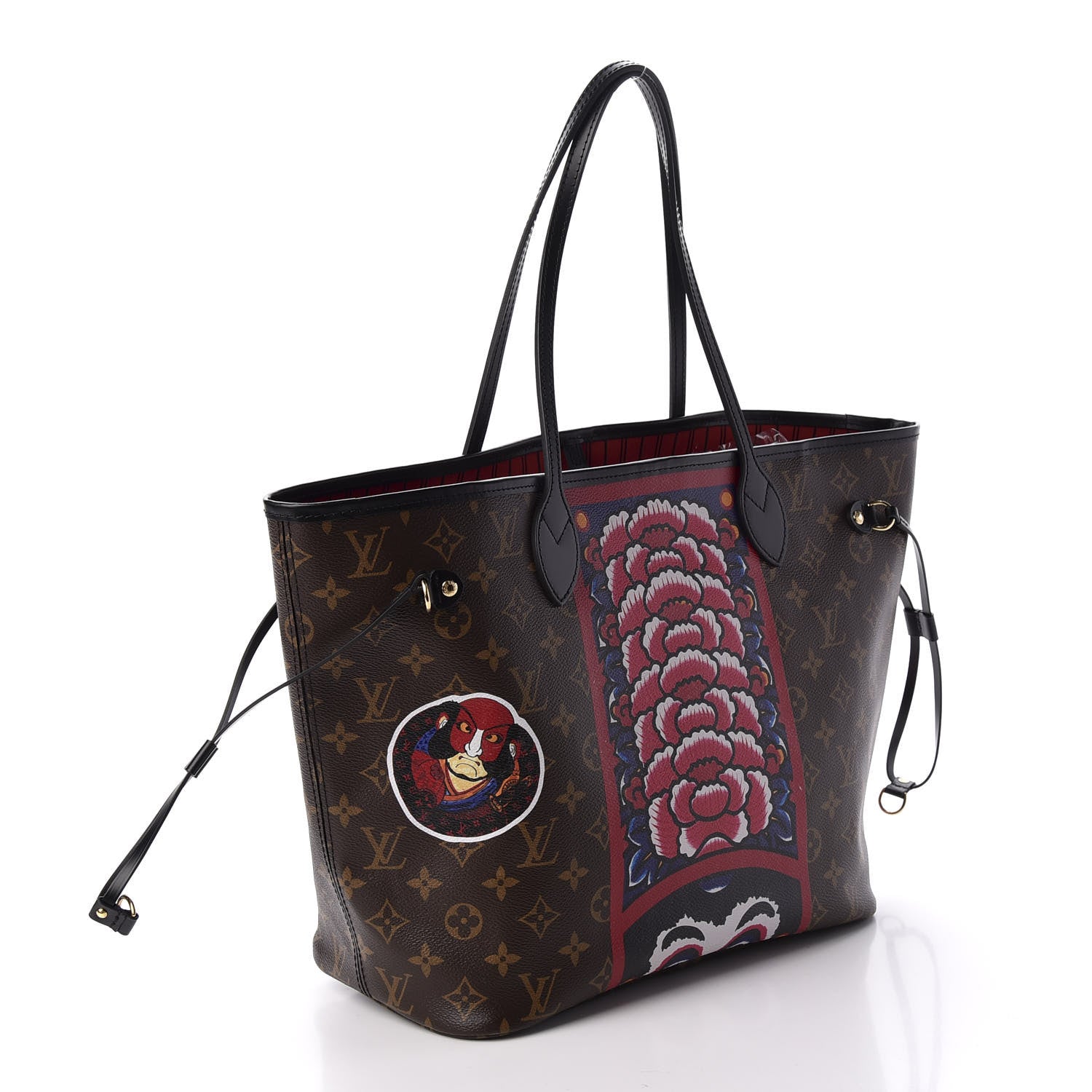 Louis Vuitton Monogram Kabuki Neverfull MM 3 of 10