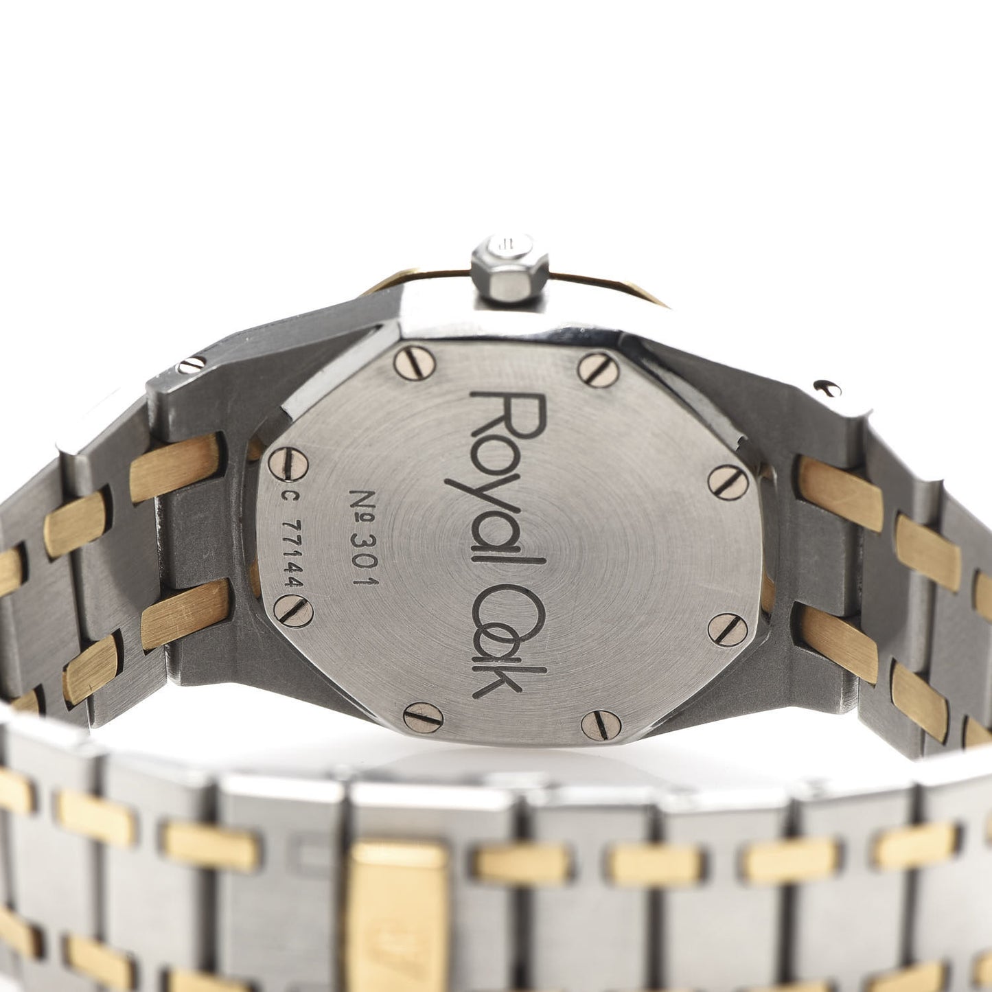 Stainless Steel 18K Yellow Gold 30mm Royal Oak Automatic Watch